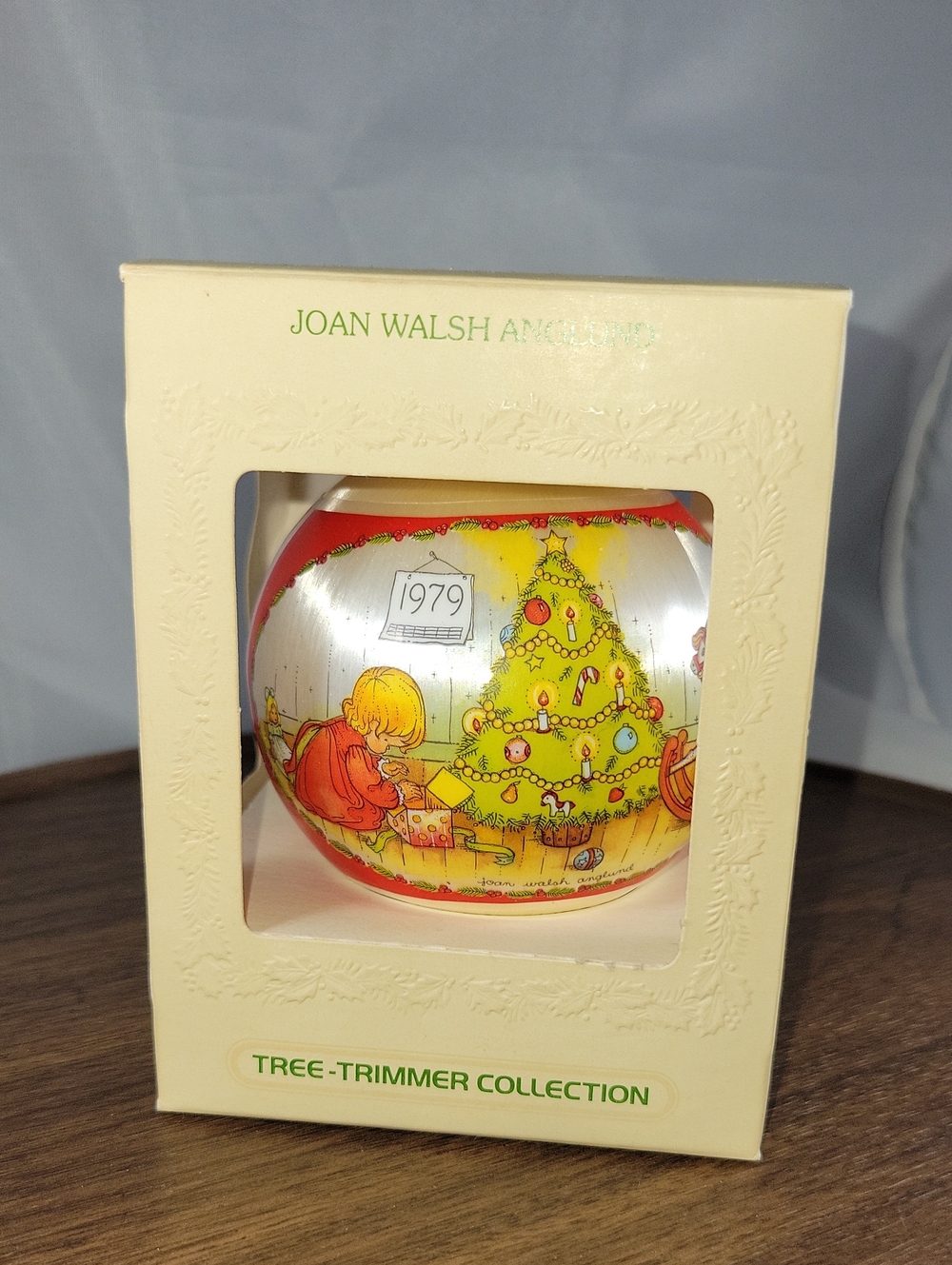 1979 Hallmark Unbreakable Satin Ornament by Joan Walsh Anglund NRFB